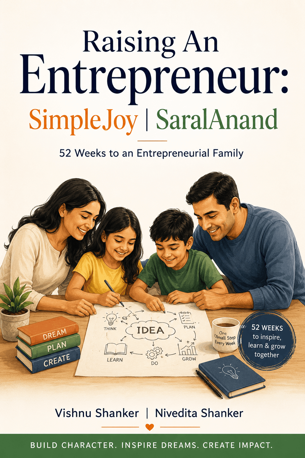 Raising An Entrepreneur: SimpleJoy | SaralAnand Book Cover